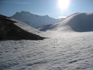 parte centrale con la punta in fondo