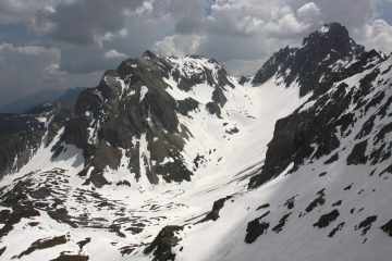vista dalla cima verso Oronaye e Autovallonasso