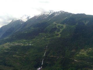 Il Mont Pourri nascosto dalle nubi