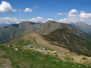 L'Uja a dx e Angiolino e Vaccarezza a sx dal Soglio