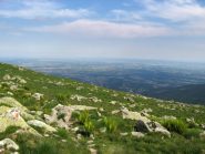 Panorama verso la pianura