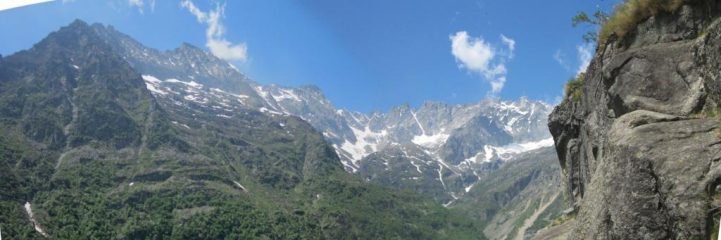 panorama sul vallone della Gura