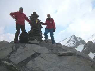 Vittorio e otaner sulla Sella d'Asti