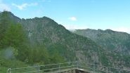 veduta sul Rosa davanti alla balconata di Retempio