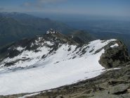 Panoramica sulla cresta est dalla vetta
