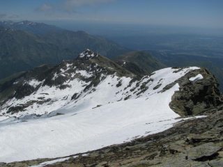 Panoramica sulla cresta est dalla vetta