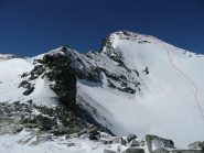 Qualcuno sale la nord della Guglia Rossa