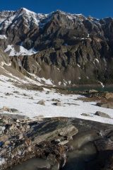 spruzzata di neve della sera precedente