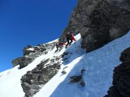 il traverso sotto la vetta