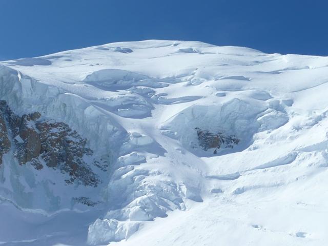 Parete Nord e le nostre tracce di discesa :)))