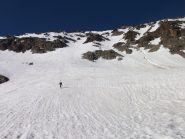 alla base del versante NE 