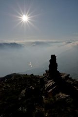 in discesa verso trovinasse