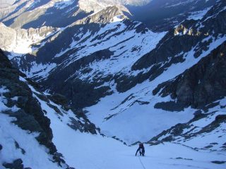 Costanzo sul secondo nevaio