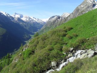 panorama  gia' visibile poco dopo la partenza