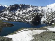 spettacolare vista del lago dalle prime balze verso il colle