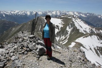 anna sulla vetta del m. savi