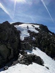 ultimi metri verso la cima