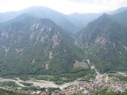 da sx torre falconera, cima falconera, rocca morel e vallone di bourcet