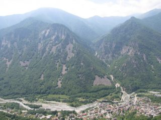 da sx torre falconera, cima falconera, rocca morel e vallone di bourcet