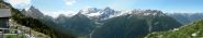 Panoramica dal Rifugio Biasagn