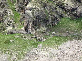 Il bunker per salire al passo di Rostagno