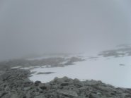 verso il colle con  visibilita' gia' molto limitata...