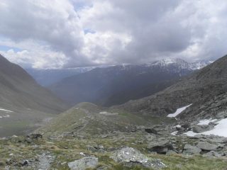 ritorna la visibilita' sopra il bivacco Moline