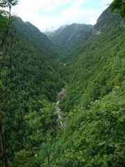 il vallone di Brenve da Crest