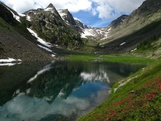 Lago di S. Bernolfo e vallone da salire