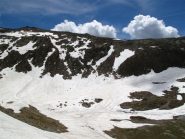 Tanrta neve verso il passo di Collalunga