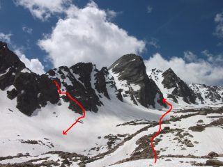 nostri passaggi nel v.ne superiore del Piz