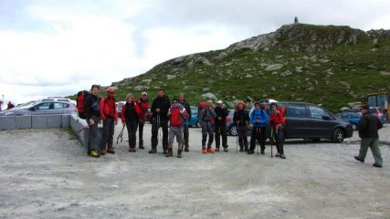 foto di gruppo al Col de la Croix de Fer (11-6-2011)