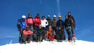 foto di gruppo in vetta all'Etendard (12-6-2011)