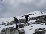 inizio dell'ultimo tratto con la neve