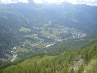panoramica sul fondovalle