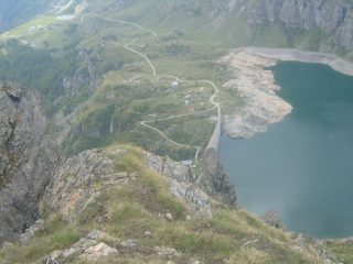 la diga del lago di Cignana