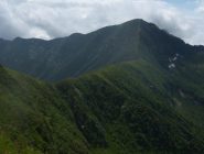 mone Zeda dalla dorsale est verso il Vadà