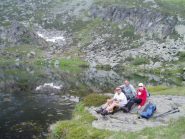 in riva al lago