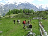 l'arrivo del gruppo ad Orvieille,ex casa di caccia del Re