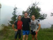 con matteo e fra nell'umidità