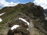 IL passo e la quota visti salendo alla Tesina