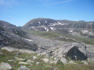 la strada che porta al Colle della Lombarda