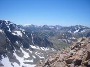 panoramica dalla cima dell'Aver