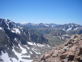 panoramica dalla cima dell'Aver