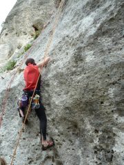 luca alla partenza di elisa
