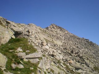 in vista della cima