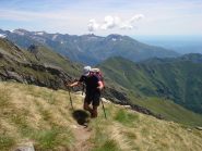 a quota 2.400, poco sopra Pian Marmotin