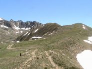 A sinistra il Colle della Lombarda