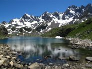 Lacs de Marinet e circo nord dello Chambeyron