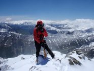 vento forte sulla cima